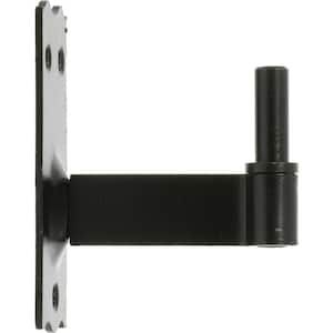 2 1/8 in. Black Stainless Steel Exterior Shutter Blind Hinges for Brick Siding ( Set of 4 Hinges)