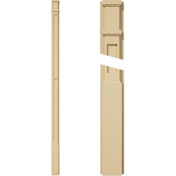 Ekena Millwork 2 in. D x 4 in. W x 90 in. L Primed Polyurethane Pilaster 1- Pack