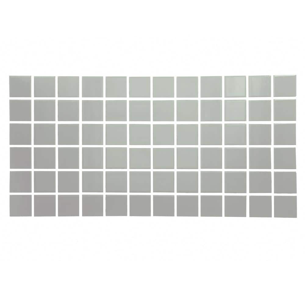 Daltile Restore Ash Gray 12 in. x 24 in. Glazed Ceramic Mosaic Tile (2