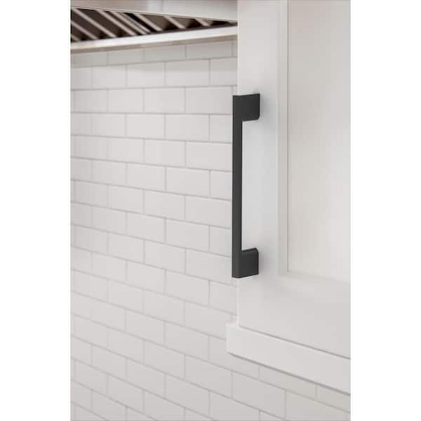 10-Pack Cityscape 5 1/16 in.  128mm  Modern Matte Black Bar Cabinet Pulls