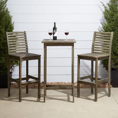 Vifah Outdoor Bar Furniture Patio, Patio Bar Chairs And Table