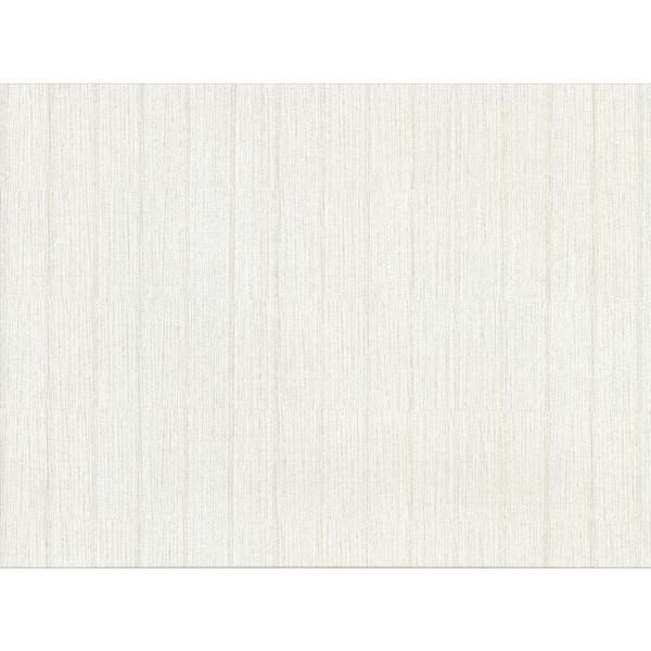 Brewster Rhett Off-White Stripe Texture Wallpaper Sample