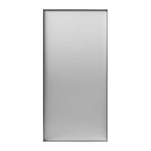 72 in. W x 32 in. H Rectangular Aluminum Framed Wall Bathroom Vanity Mirror in Brushed Sliver