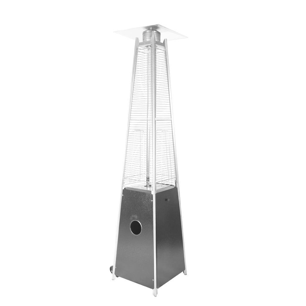 Hammered LEGACY HEATING 47000 Btu Propane Patio Heater Black