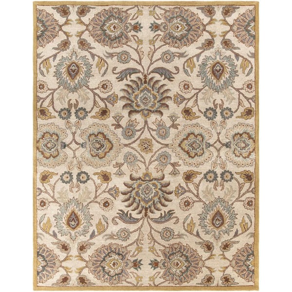 Livabliss Cambrai Taupe 8 ft. x 10 ft. Indoor Area Rug