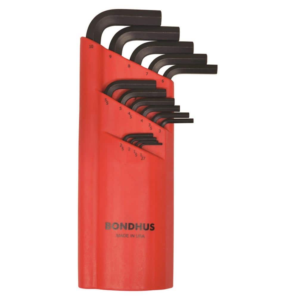 Metric Ball End Long Arm L-Wrench Set with ProGuard Finish (15-Piece)