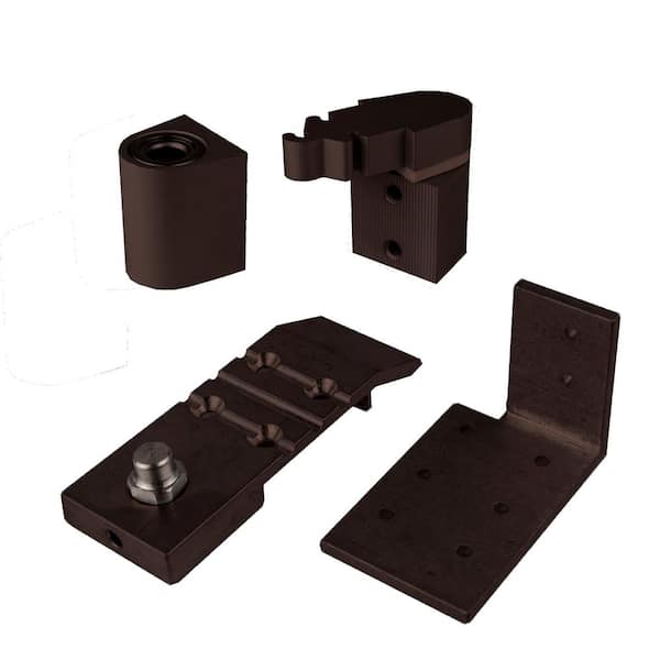 Aldora Style 3/4 in. Duronodic Left Hand Offset Door Pivot Hinge Set for Adams Rite Type Storefront Door