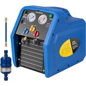 R1234yf R32 3/4 HP Portable Refrigerant Recovery Machine for Vapor Liquid Refrigerant, Car Air Conditioning