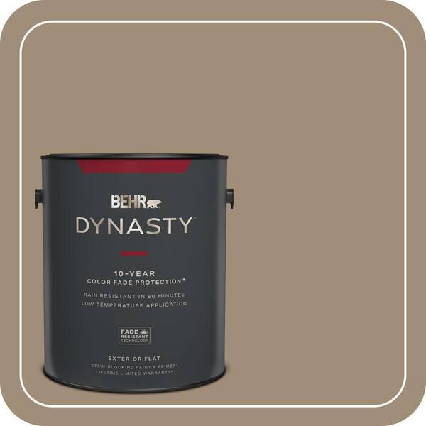 BEHR DYNASTY 1 gal. #ECC-17-1 Cottage Walk Flat Exterior Stain-Blocking Paint & Primer