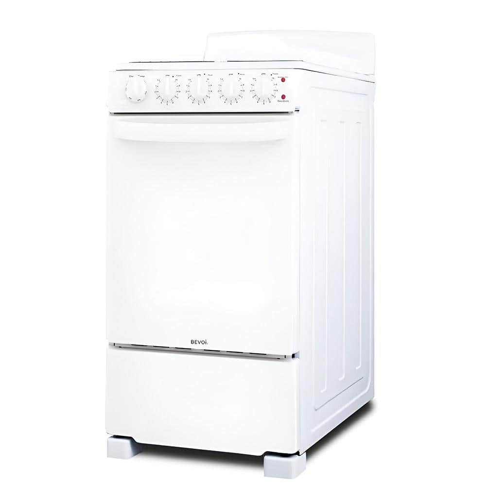 20 in. 2.1 cu. ft. 4-Burner Element Freestanding Electric Range in White