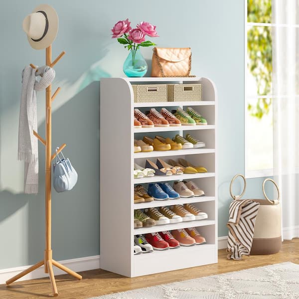 Buy Hector Shoe Cabinet with Frosty White Drawer - 15 Pair Wooden Shoe Rack  (Exotic Teak Finish) Online in India at Best Price - Modern Shoe Racks -  Storage Furniture - - Furniture - Wooden Street Product