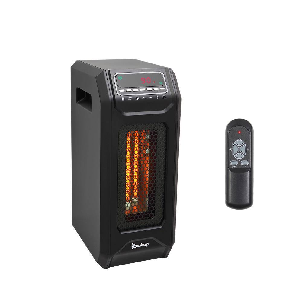 Winado 1500-Watt Electric Quartz Portable Infrared Space Heater with ...