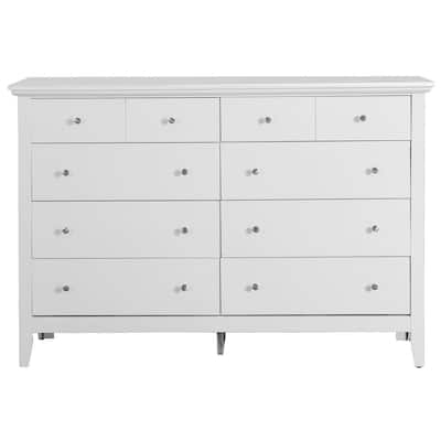 Home Decorators Collection Bellmore, Tall Double Dresser White