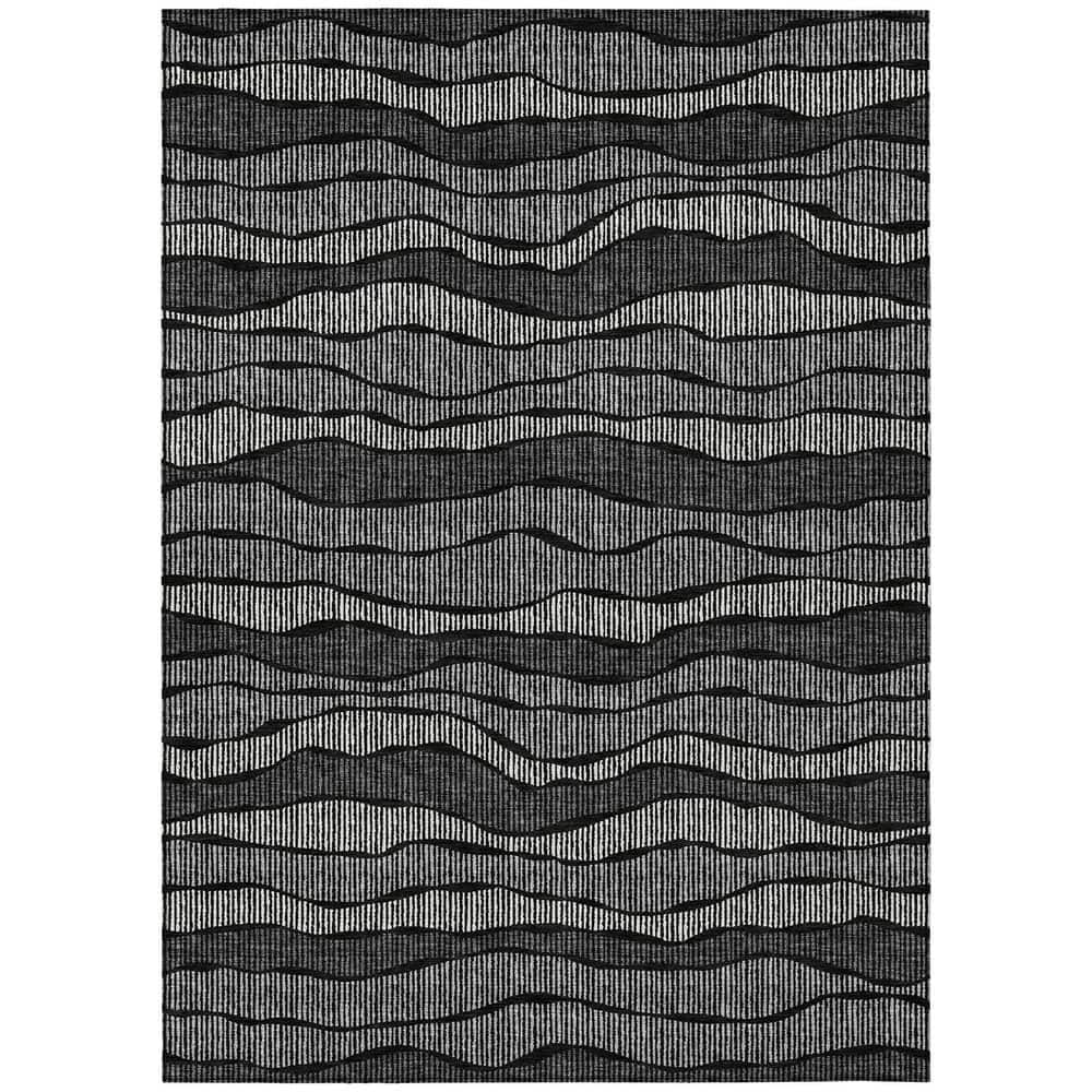 Chantille Machine Washable Indoor/Outdoor Abstract ACN2849 Black 9 ft. x 12 ft. Area Rug price history on PriceWatchPro
