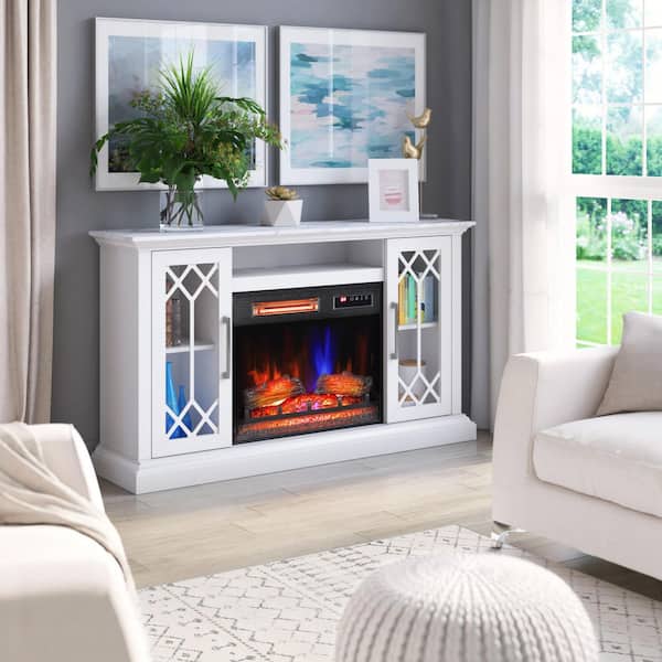 Twin Star Home Duraflame 62 in. Freestanding Electric Fireplace TV