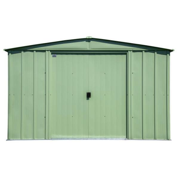 Arrow 10-ft X 8-ft High Point Galvanized Steel Storage Shed ...