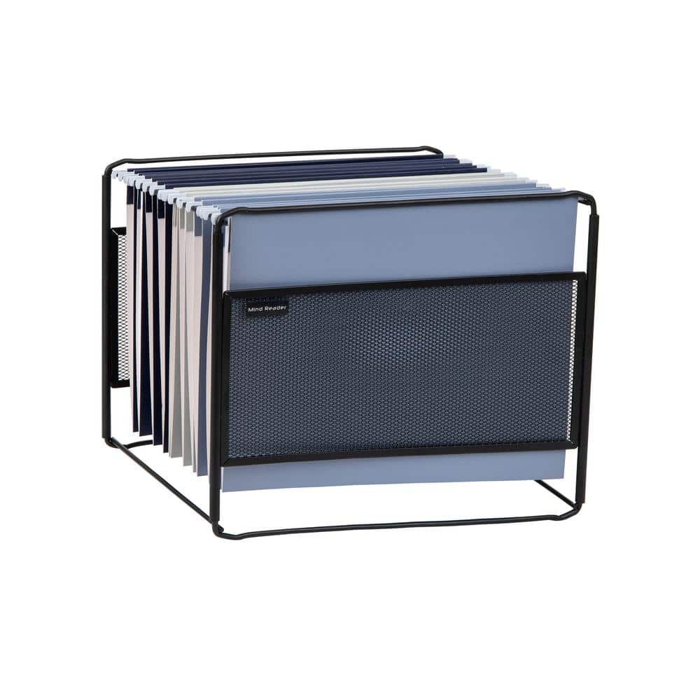 13 in. L x 9.75 in. W x 10.25 in. H Hanging File Folder Organizer, Black price history on PriceWatchPro