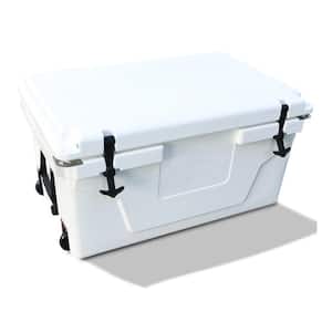White outdoor Camping Picnic Fishing portable cooler 65 qt. Portable Insulated Cooler Box