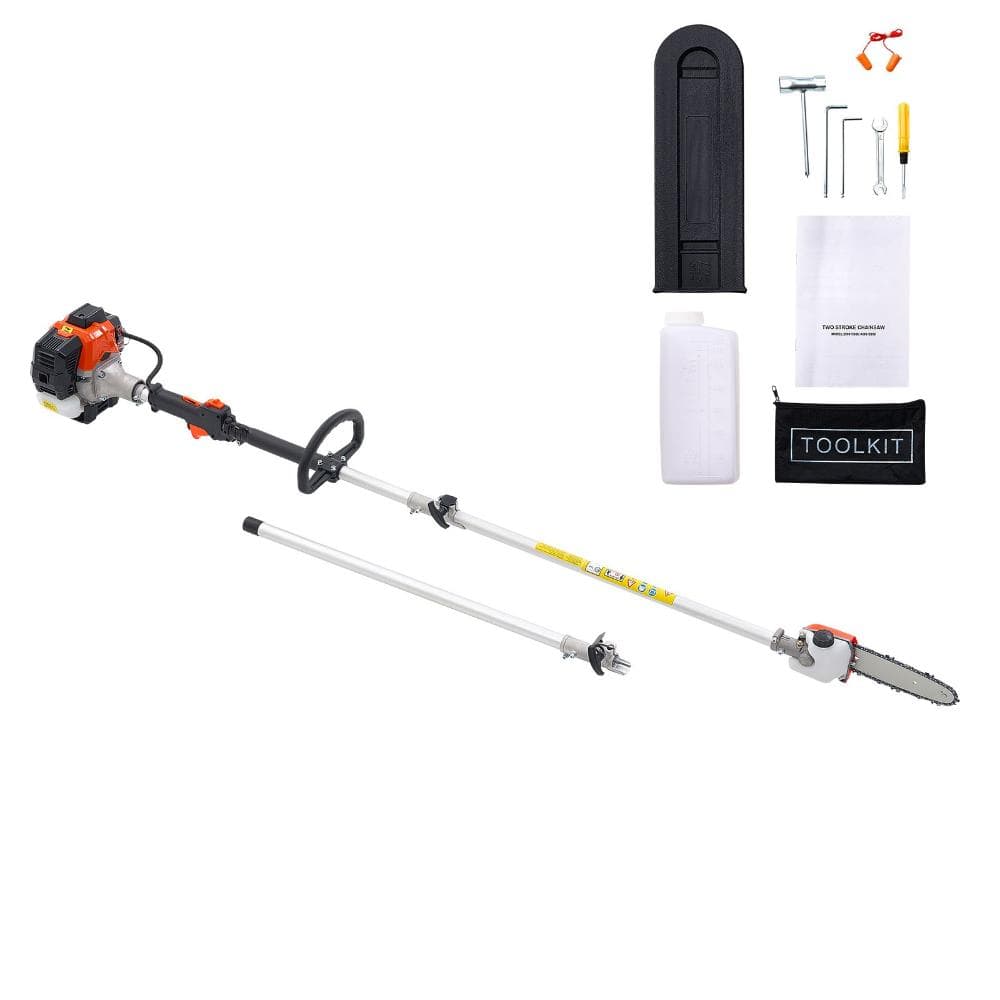 25CC 2-Stroke Gas Pole Saw, 8 In Bar, 6.5-9 Ft Extendable Tree Pruner price history on PriceWatchPro
