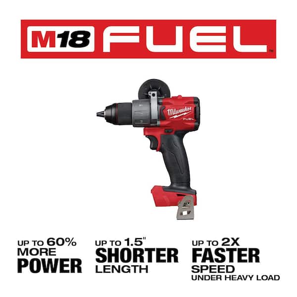 M18 FUEL 18V Lithium-Ion Brushless Cordless 1/2 in. Hammer Drill/Driver  (Tool-Only)