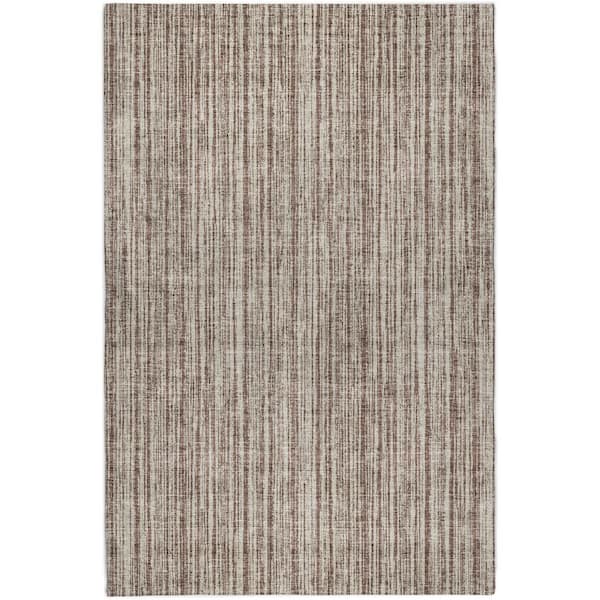Dream Shag Premium Machine Washable Abstract ADS760 Brown 9 ft. x 12 ft. Area Rug