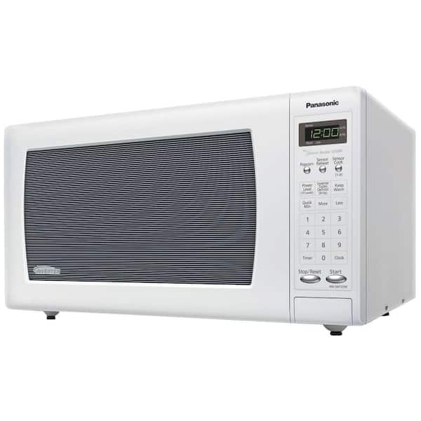 Panasonic 1.6 cu. ft. 1250 Watt Countertop Microwave in White with Inverter Technology