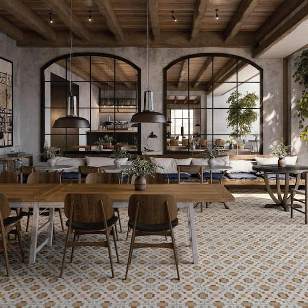 Kings Valentia Campanar 9 in. x 9 in. Porcelain Floor and Wall Tile (7.15 sq. ft. /Case)