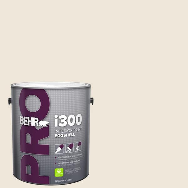BEHR PRO 1 gal. #HDC-MD-11 Exclusive Ivory Eggshell Interior Paint