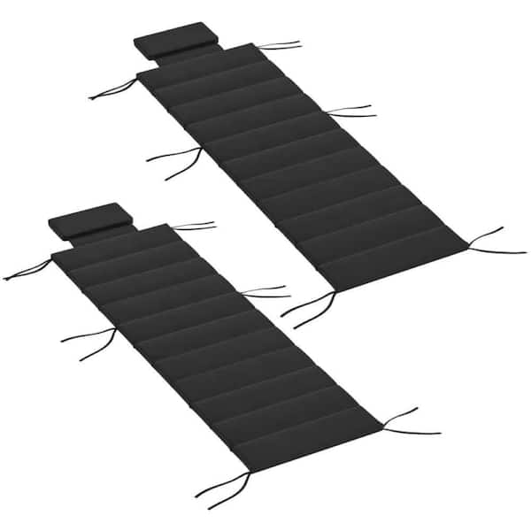 26 x 29 Outdoor Foldable Replacement Lounge Chair Cushion Set of 2