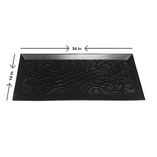 Birdrock Home 34''lx14''w Decorative Rubber Boot Tray : Target