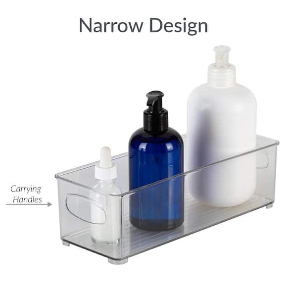 Simplify Small Narrow Drawer Organizer, Clear