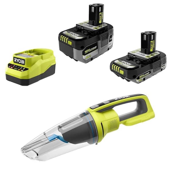 RYOBI ONE+ 18V HIGH PERFORMANCE Kit w/ 4.0 Ah Battery, 2.0 Ah