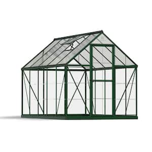Hybrid 6 ft. x 10 ft. Green/Clear DIY Greenhouse Kit
