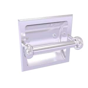 Continental Collection Recessed Toilet Tissue Holder with Twisted Accents in Satin Chrome
