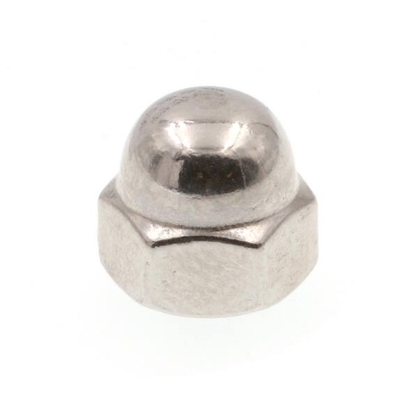 QTY 25  NEW Nickel Plated Steel Acorn Cap Nuts 8-32 Thread 