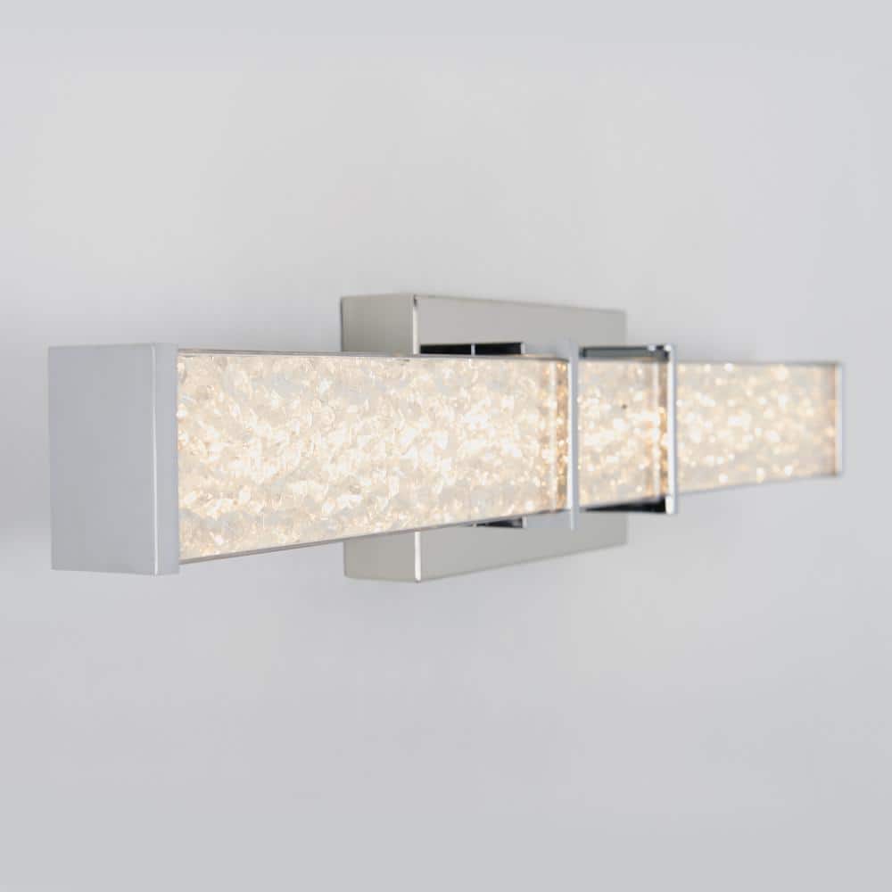 27" Chrome Riviera Integrated LED Vanity Light Bar with Dimmable Energy Star