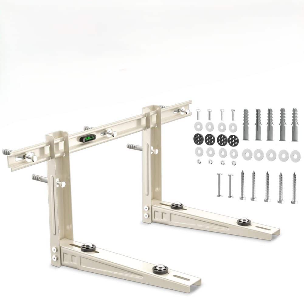 Heavy-Duty Mini Split Wall Mounting Bracket 400 lb. Capacity for 7000-12000 BTU, Galvanized Steel, (1-Pack) price history on PriceWatchPro