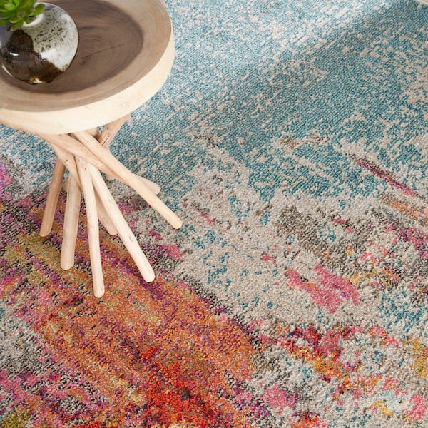 Nourison Celestial Sealife Multicolor 10 ft. x 14 ft