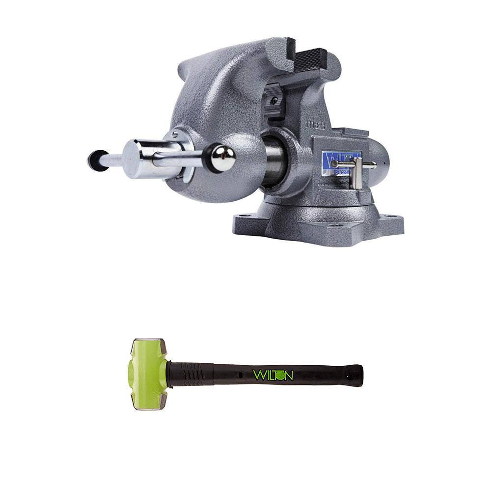 1765 Steel Anvil Bench Vise with Unbreakable Handle Sledge Hammer JPW