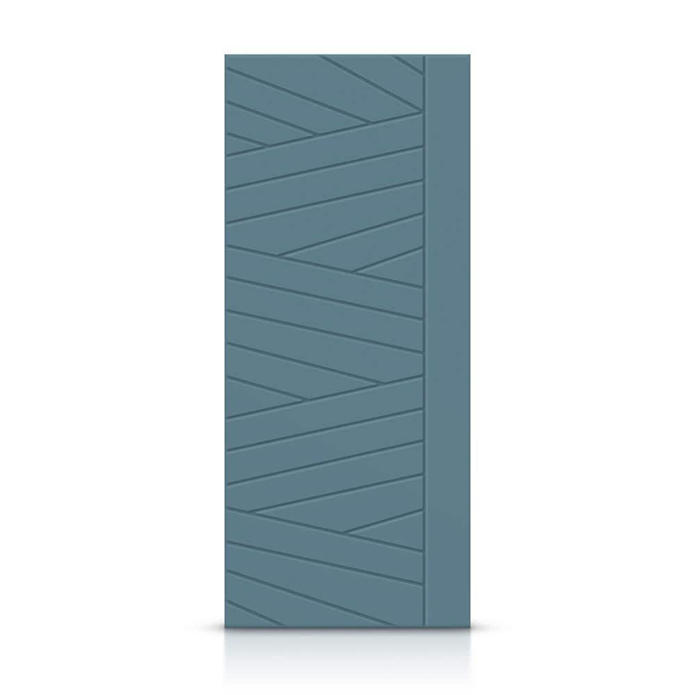42 in. x 84 in. Hollow Core Dignity Blue Painted Composite MDF Interior Door Slab price history on PriceWatchPro
