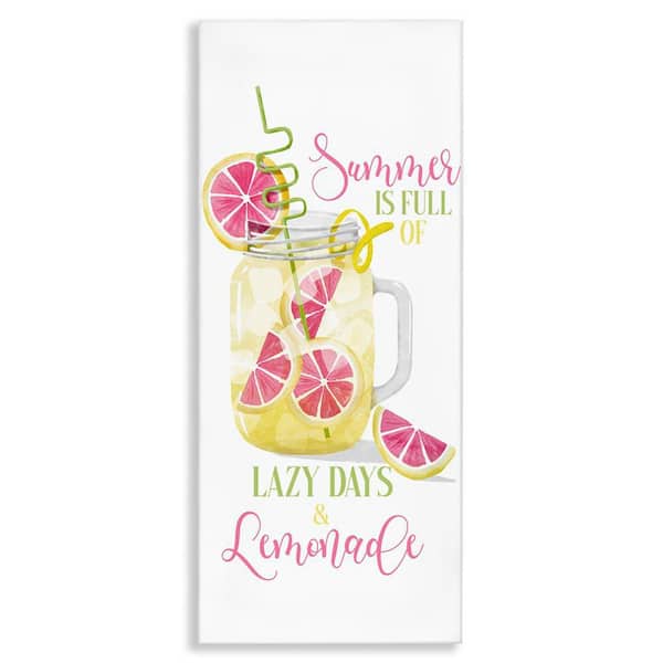 Stupell Industries Fun Summer Lemonade by Deane Beesley Unframed Food Graphic Art Print 24 in. x 10 in.