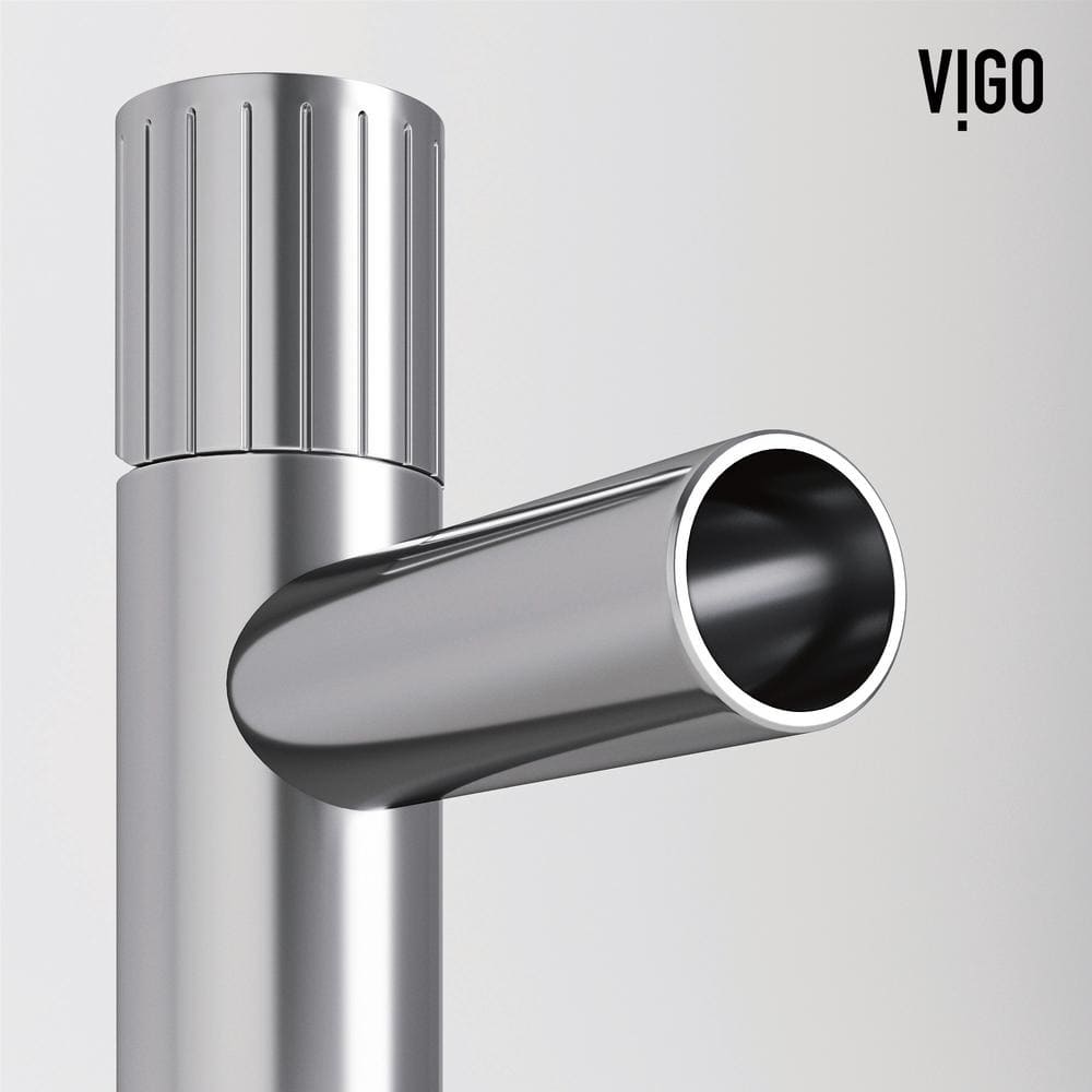 Ashford Chrome High Arc Single Hole Bathroom Faucet
