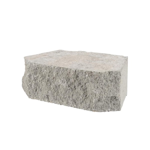 Pavestone 4 in. x 11.75 in. x 6.75 in. Pewter Concrete Retaining Wall Block