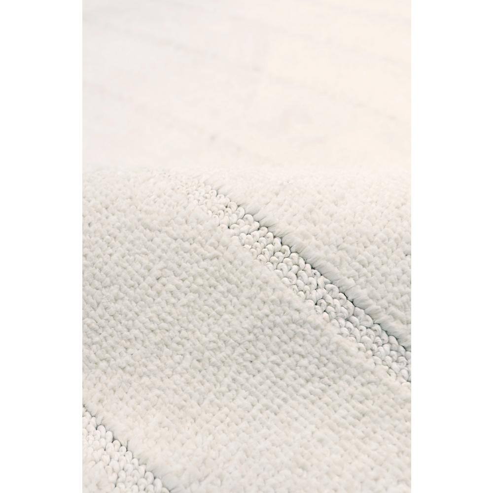 Sutton Ivory Stripe Synthetic Rectangular Area Rug