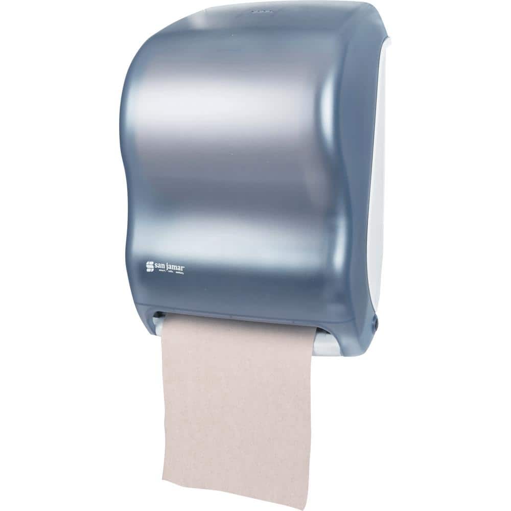 San Jamar Tear-N-Dry Classic Commercial Plastic Paper Towel Dispenser, in. Arctic Blue -  T1300TBL