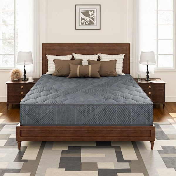 Innerspring Series King Medium Comfortable Gel Memory Foam 12 in. Bed-in-a-Box Mattress