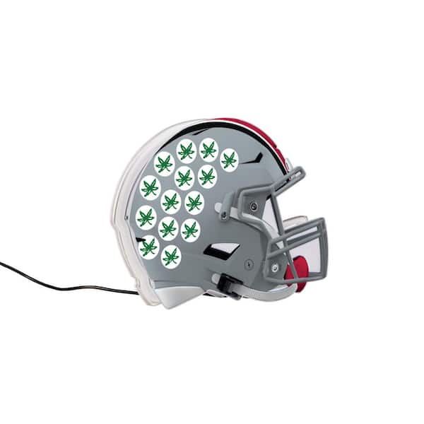 Evergreen Ohio State University Gray NCAA Helmet Desklite LED Decor