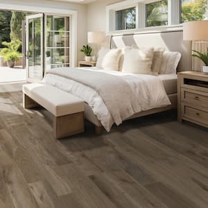 Warm White Oak 28 MIL x 7.76 in. W x 60 in. L Click-Lock Waterproof Luxury Vinyl Plank Flooring (25.87 sq. ft./Case)