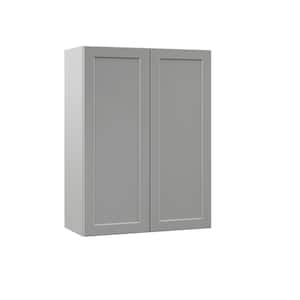 Designer Series Melvern Assembled 27x36x12 in. Wall Kitchen Cabinet in Heron Gray