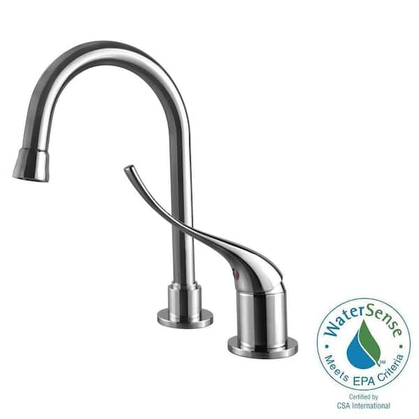 Ultra Faucets Light Commercial Collection 1-Handle Bathroom Faucet in Chrome